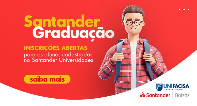 Programa de bolsas nacionais est&aacute; com inscri&ccedil;&otilde;es abertas para alunos pr&eacute;-inscritos no site Santander Universidades