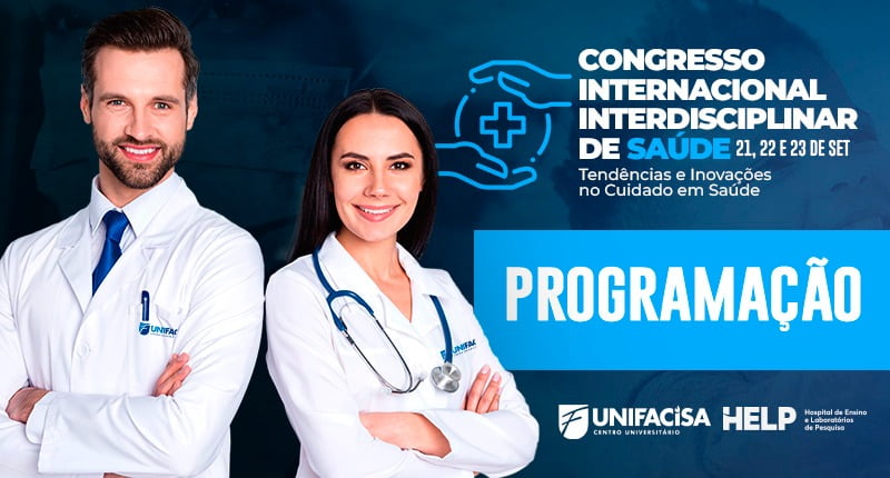 Confira a programa&ccedil;&atilde;o do Congresso Internacional Interdisciplinar de Sa&uacute;de