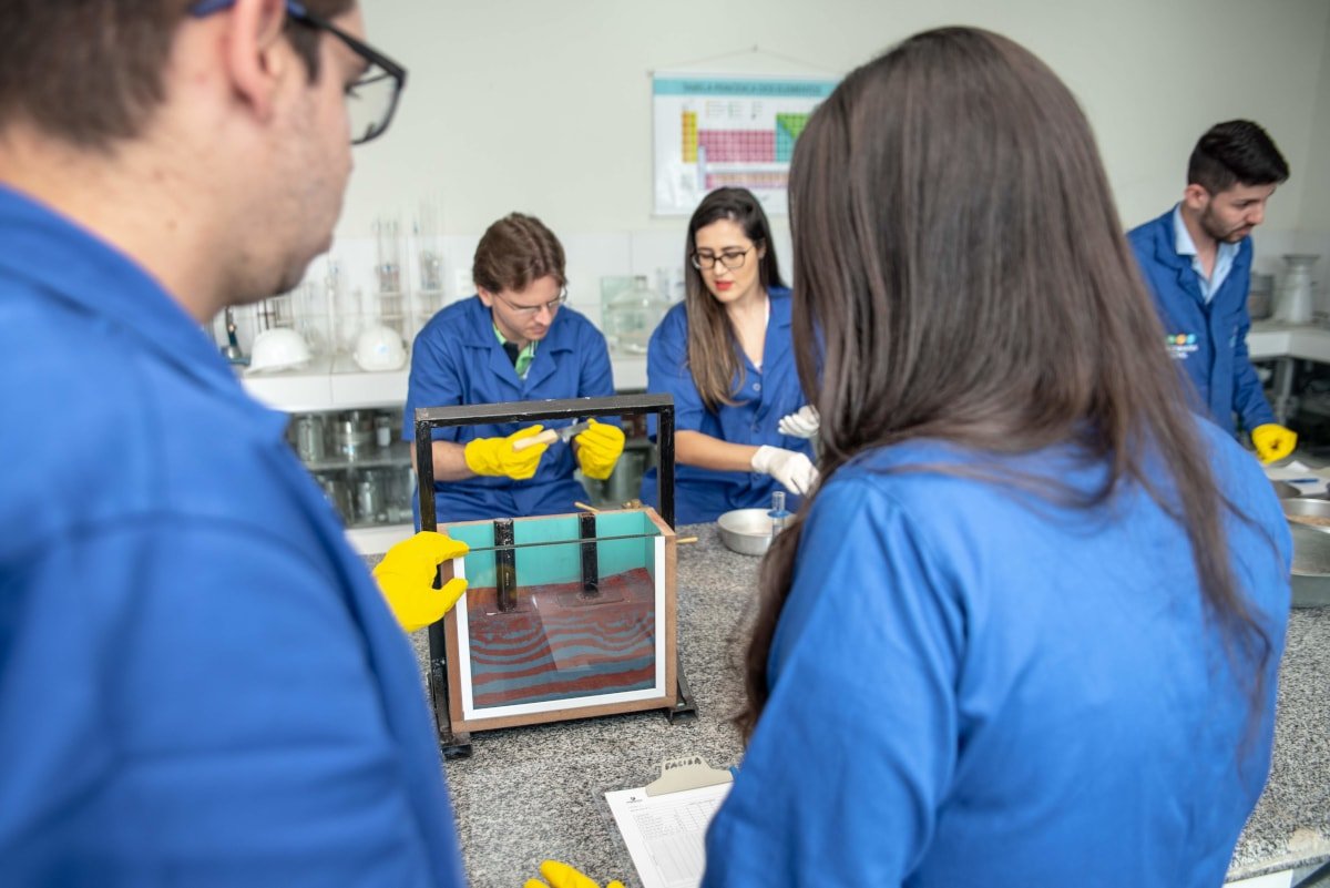 Imagens apresentando o campus