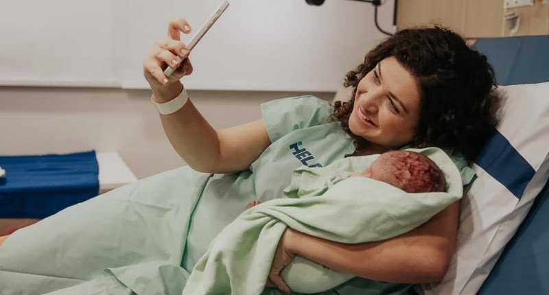 Nos bra&ccedil;os da filantropia: Confira o relato de parto da m&atilde;e do primeiro beb&ecirc; do HELP