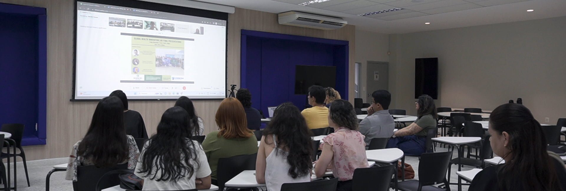 Projetos inovadores em prol da sa&uacute;de foram apresentados por alunos da Unifacisa e da Babson College