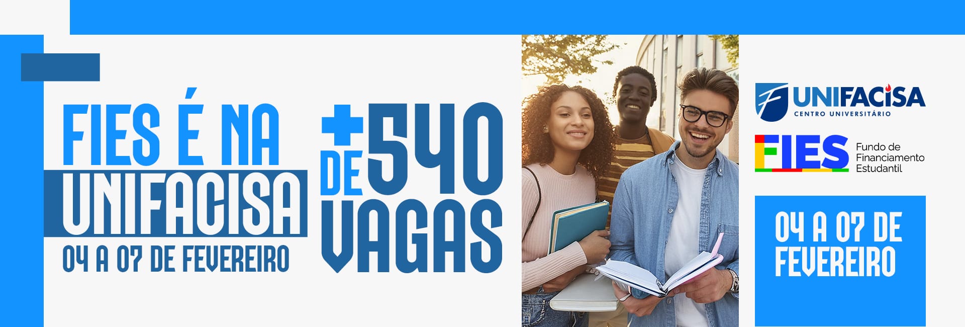 Unifacisa oferece mais de 540 vagas no FIES 2025; Veja como concorrer&nbsp;