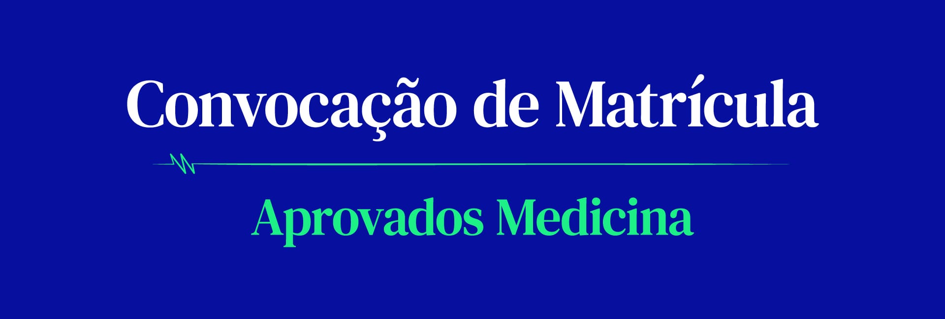 Divulgada a convoca&ccedil;&atilde;o de matr&iacute;cula dos aprovados no vestibular de Medicina 2025.2; Confira